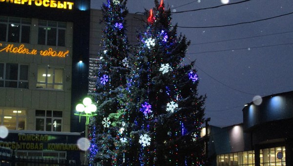Власти Томска выберут дворы и здания с лучшим новогодним оформлением