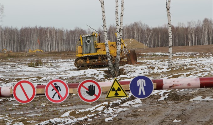 Консервация бассейна ЖРО Б-1 на СХК 