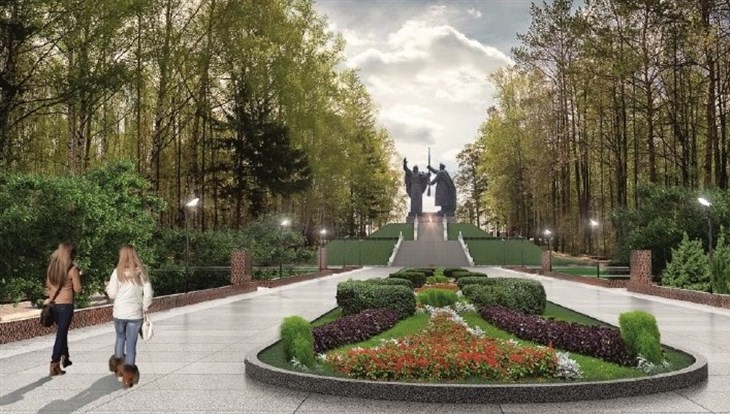 Гранитная стеночка может обрамить главную аллею в Лагерном в Томске