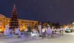 Иллюминация на главной елке Томска заработает 20 декабря