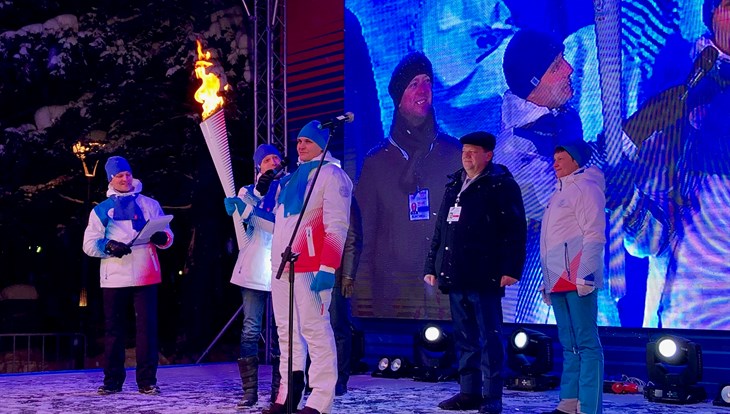 Огонь Всемирной зимней универсиады-2019 прибыл в Томск