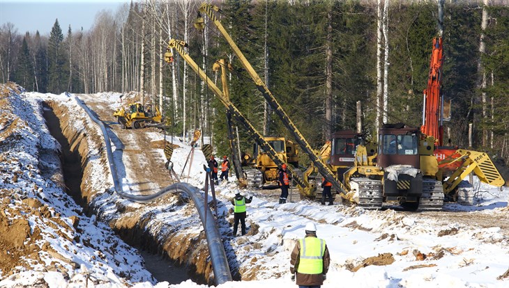 Строительство газопровода Томск – Асино закончится в августе 2019г