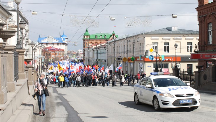 Троллейбусы не будут ходить в центре Томска во время шествия 1 мая