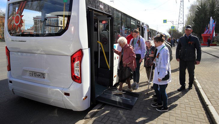 Томские маршрутчики закупили 41 низкопольный автобус в 2020 году