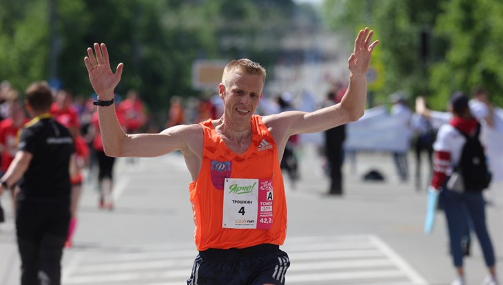 Troshkin from Saransk and Omsk resident Kovalyova won Tomsk marathon