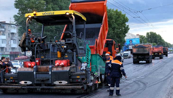 Дорожный ремонт на Иркутском тракте в Томске завершится к августу