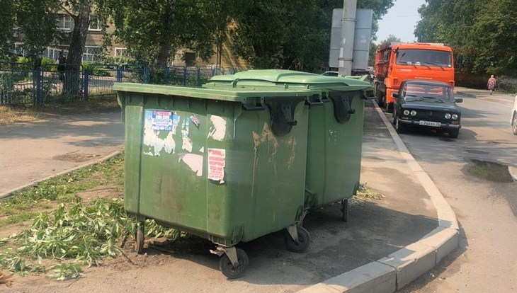 Заммэра: в Томске ежедневно горят 5-6 контейнеров для мусора