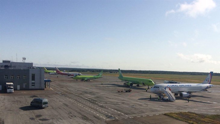 Томский аэропорт принял в четверг рекордное число самолетов