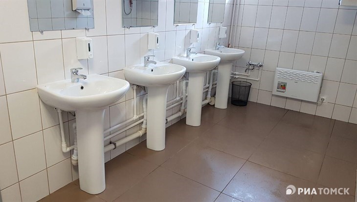 Новый туалет на набережной Ушайки в Томске откроется в октябре