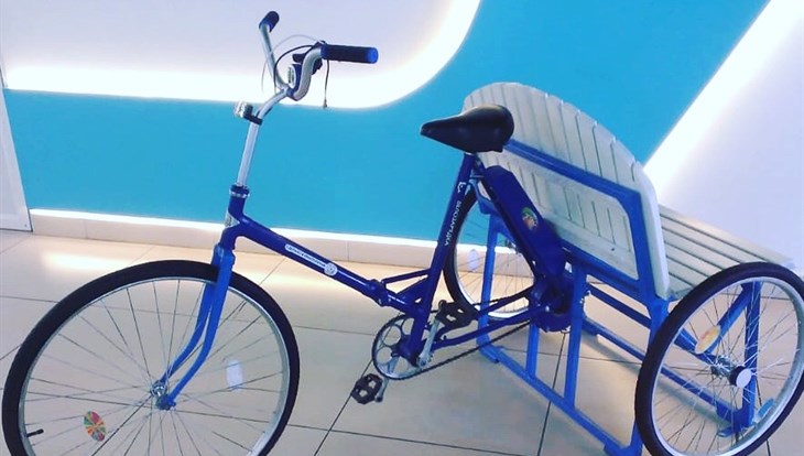 Велосипед, позволяющий зарядить мобильник, появится в центре Томска