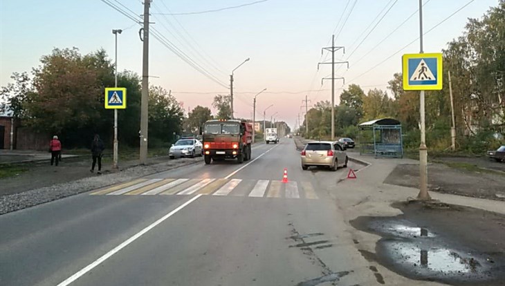Toyota сбила девочку на зебре на Мичурина в Томске