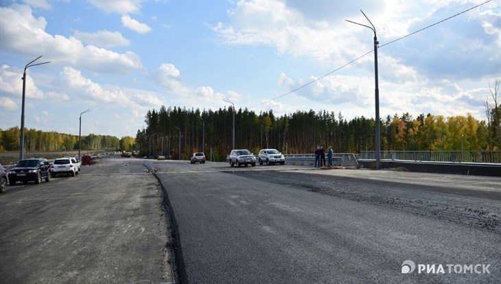 Проезд по новой эстакаде на юге Томска откроется в выходные
