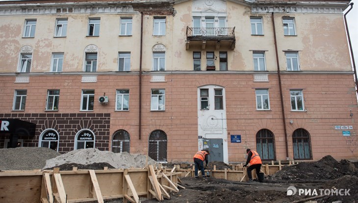 Сроки строительства сквера на Усова в Томске могут быть сорваны