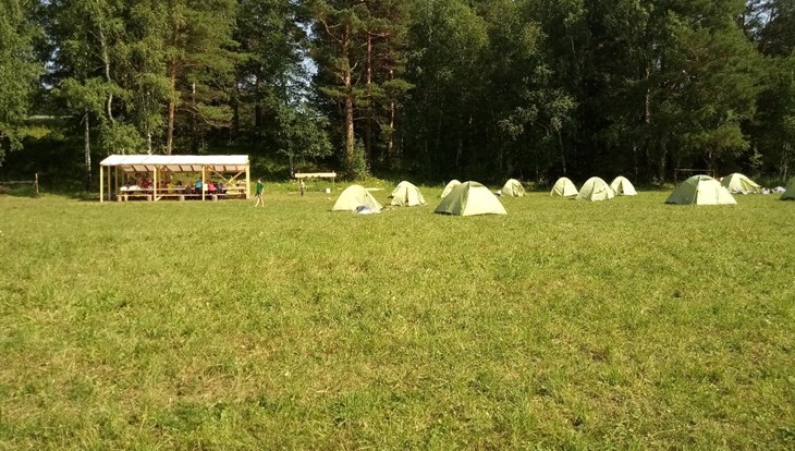 Неизвестные разобрали на дрова палаточный лагерь в Томском районе