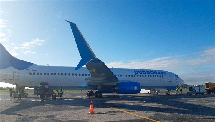 Pobeda Airlines resumed flights between Tomsk and Moscow