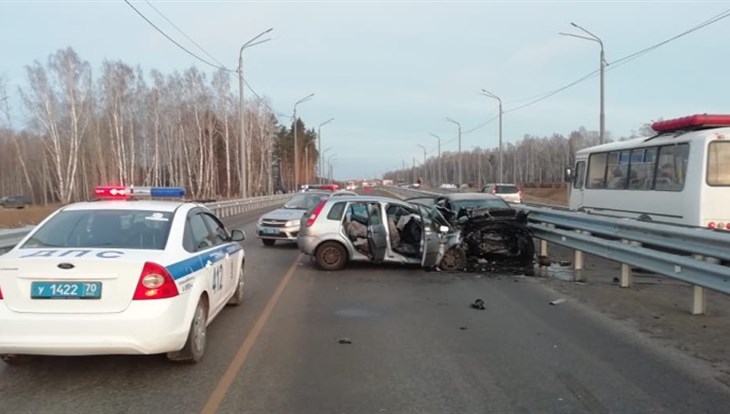 Один человек погиб, трое пострадали в ДТП на трассе Томск – Аэропорт