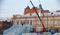 Как центр Томска наряжается к Новому году: фото