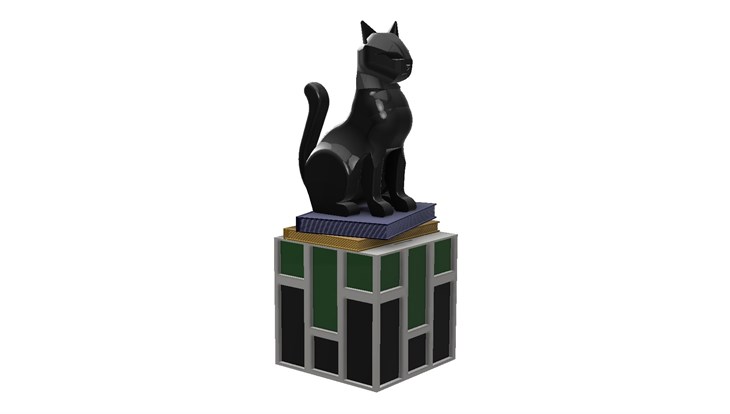 Памятник коту Василию появится в библиотеке ТПУ до конца года