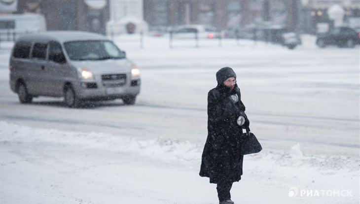 Синоптик: плюсовую температуру в Томске сменит 20-градусный мороз