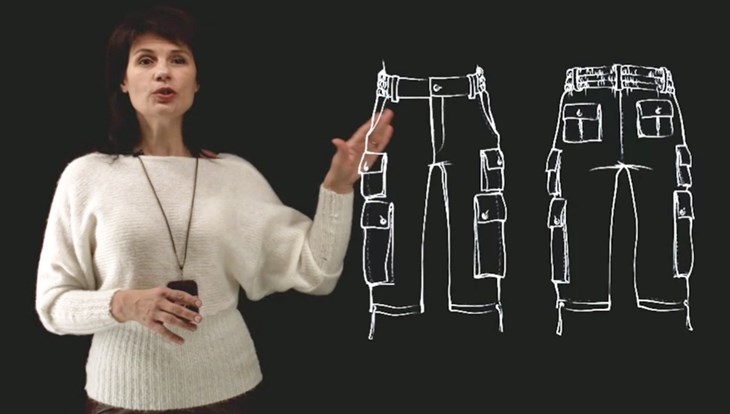 TSU course on Coursera teach to draw clothes beautifully and expertly