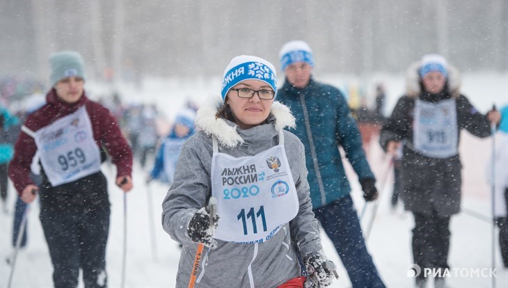 Около 2,5 тыс томичей приняли участие в Лыжне России – 2020