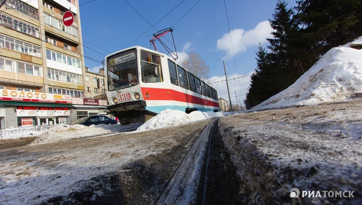 Мэрия Томска уточнила график ремонта трамвайных путей на Комсомольском