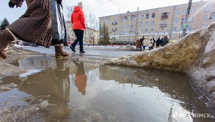 Мазур поручил активнее убирать пыль и лужи с улиц Томска