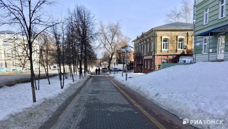 Потепление до нуля градусов ожидается в понедельник днем в Томске