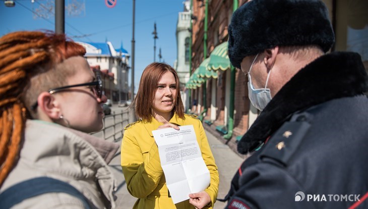 Полиция усилила проверку документов жителей Томска из-за коронавируса