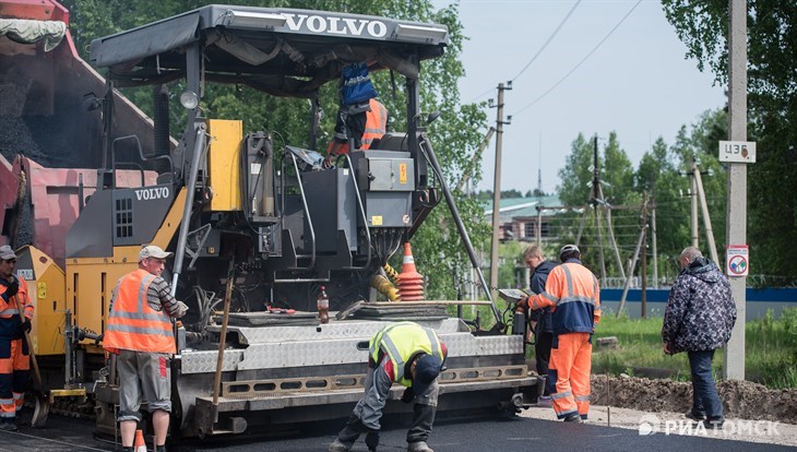 Запланированный на 2020г ремонт части трассы Томск–Мариинск завершился