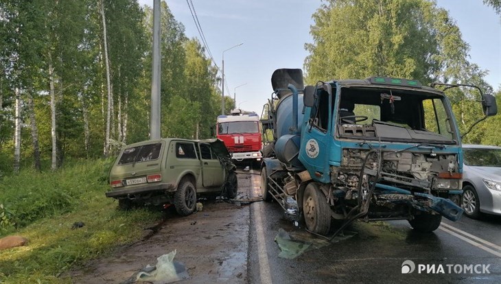 Лобовое ДТП произошло на трассе Томск–Ярское, есть пострадавшие