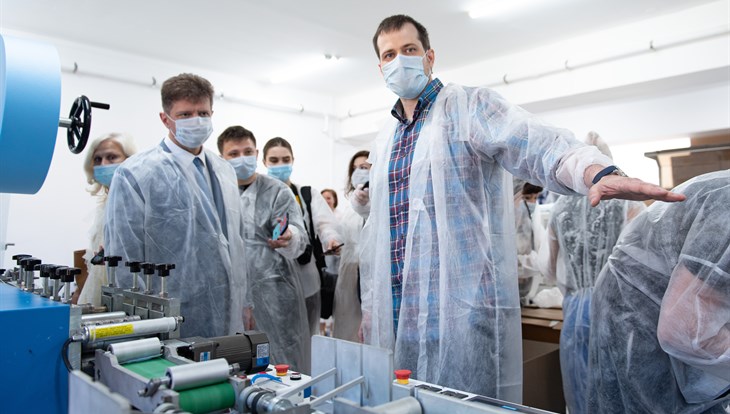 Томская компания будет производить 7 млн медицинских масок в месяц