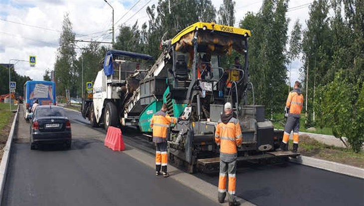 Власти: дорожный ремонт на проспекте Ленина в Томске завершен на 90%
