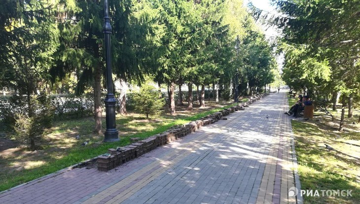 Компания Микран по гарантии восстановит тротуар на Кирова в Томске
