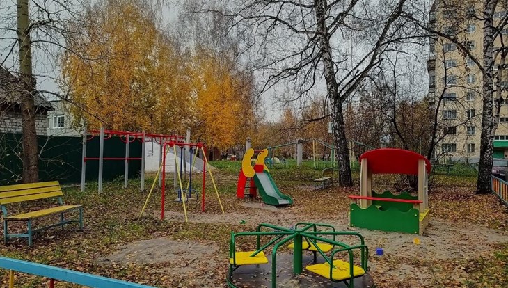 ТОСы обустроили в Томске детскую площадку и спортзону