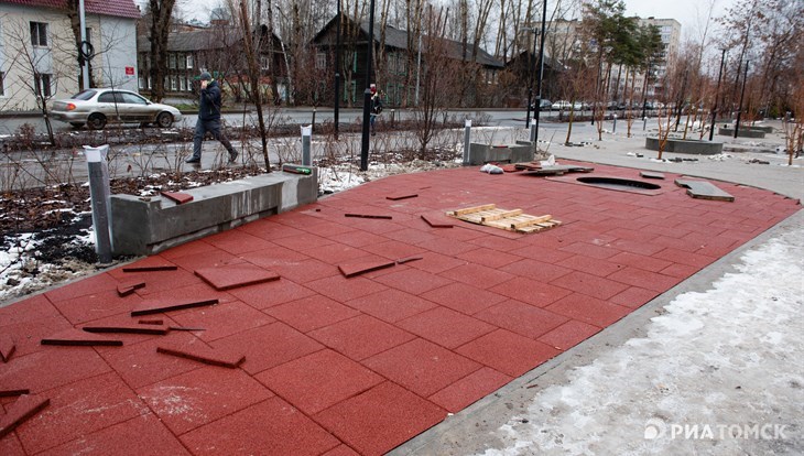 Мэрия: сроки благоустройства сорваны на семи пространствах в Томске