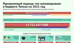 Муниципальные программы – 2021 в Томске: источники финансирования