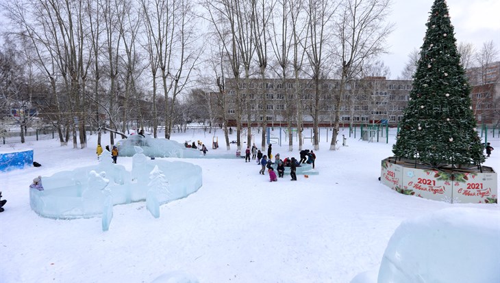 Освещение в ледовых городках Томска будет работать до конца февраля