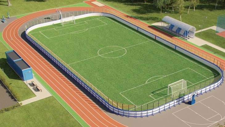 Новый стадион появится у одной из школ Томского района в 2021 году