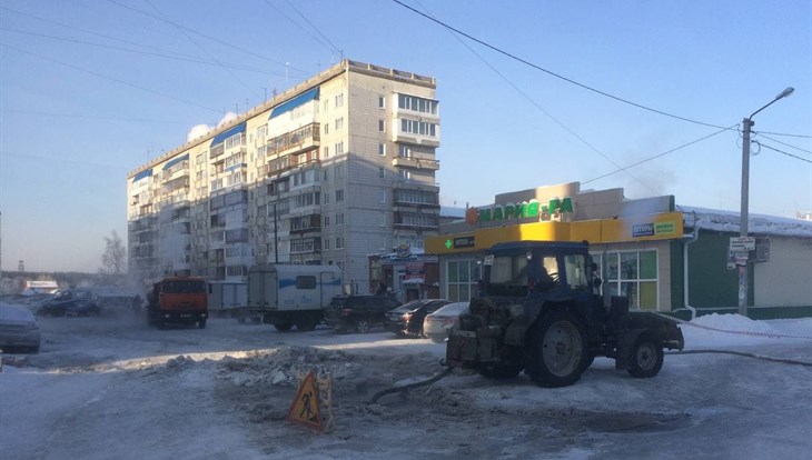 Авария на водопроводе произошла на Спичке в Томске