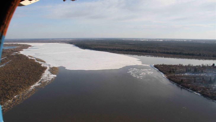 Томь вскрылась до устья, ледоход на Оби идет в Кожевниковском районе