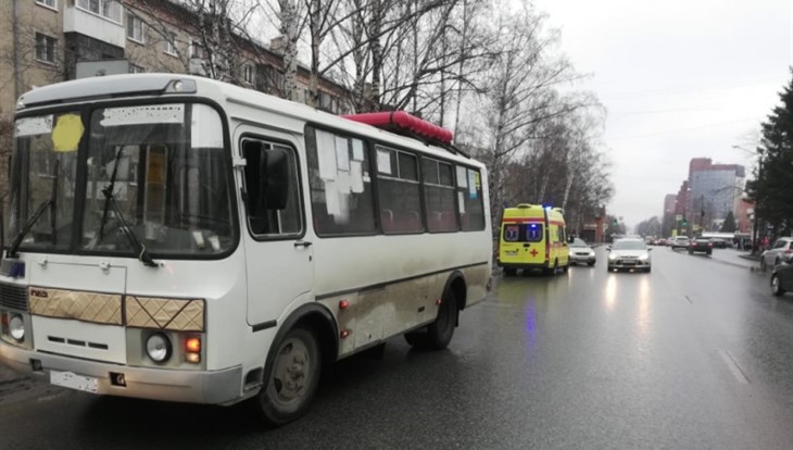 Маршрутка сбила пешехода-нарушителя на Иркутском тракте в Томске