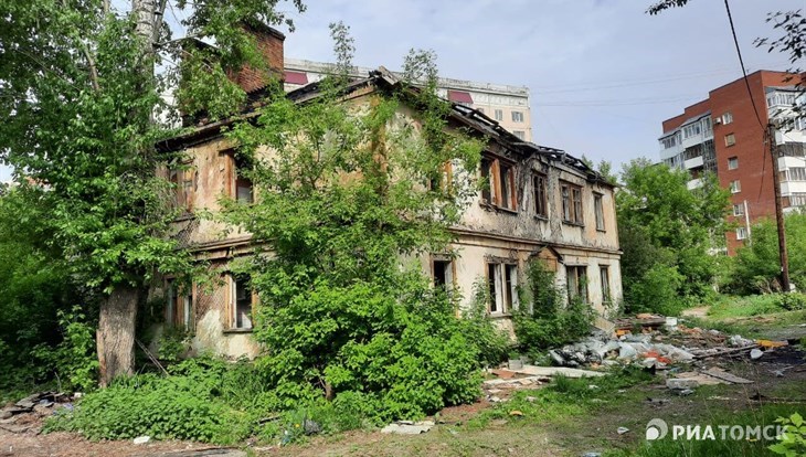 Три аварийных дома в переулке Пушкина снесут ради безопасности томичей
