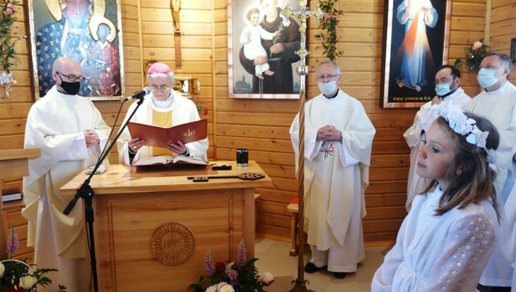 Освящение восстановленного костела прошло в томском Белостоке