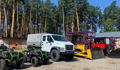 Томск получил тракторы, квадроциклы и лодки для тушения лесных пожаров
