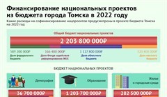 Сколько денег планирует потратить Томск в рамках нацпроектов в 2022г