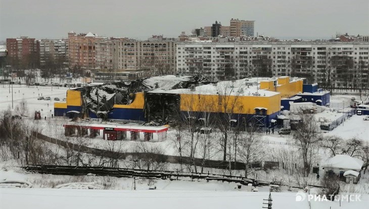 Сгоревшая Лента на Елизаровых в Томске будет восстановлена