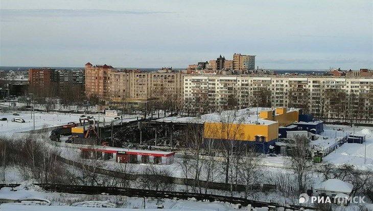 Томское САХ до конца февраля вывезет мусор после пожара в Ленте