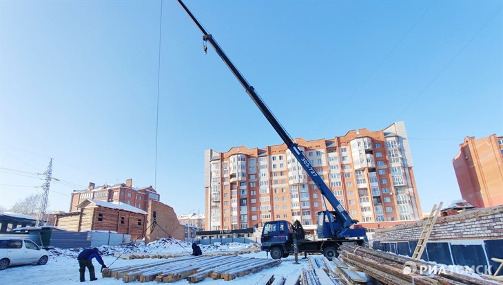 Арендаторы усадьбы Акулова в Томске поставят первый сруб к марту 2022г