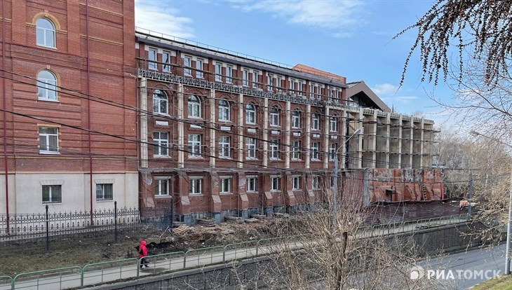 Два новых здания томского облсуда на Кузнечном взвозе достроят летом